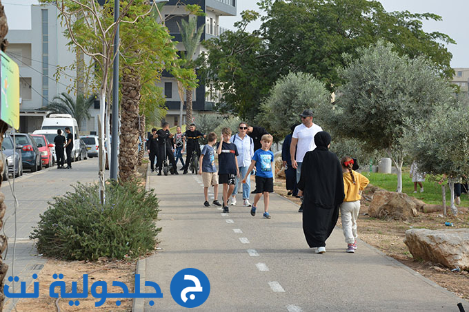 مشاركة واسعة في مسيرة تنزه واكتشف وادي قانا في جلجولية